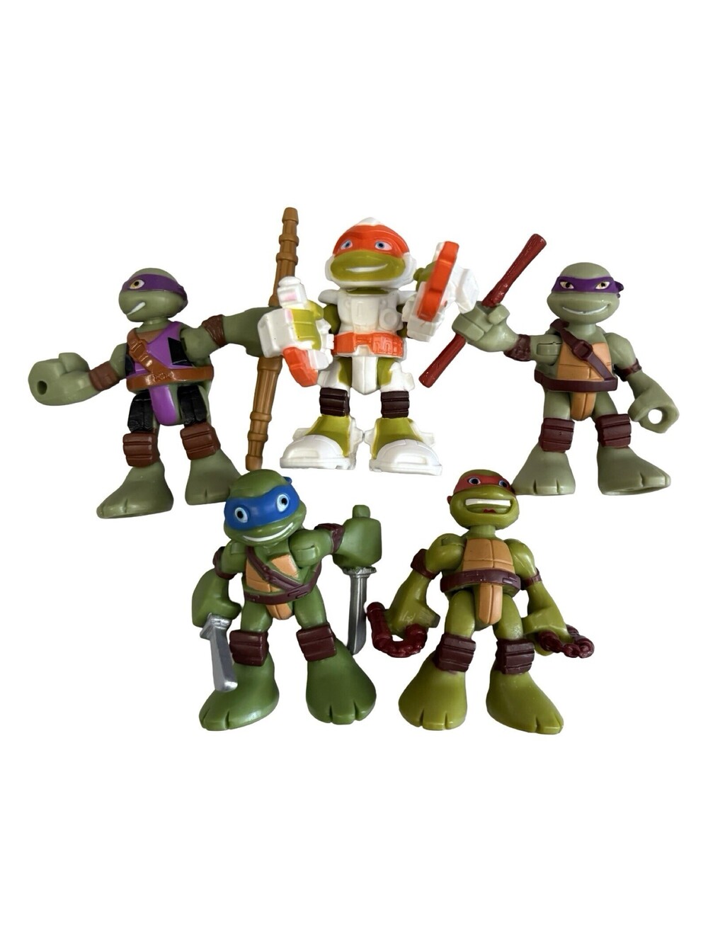 Teenage Mutant Ninja Turtles Half-Shell Heroes Figure Lot Set Of 5